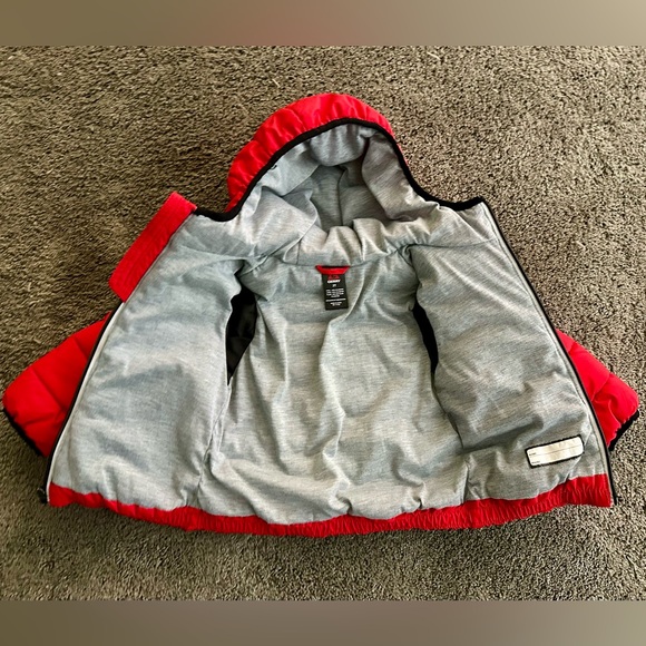 Red Kids Puffer Jacket - Picture 4 of 4